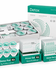 Professional Detox Facial Kit for Sensitive Skin – 6 Pods, 6 Primer Gels & 6 Serums