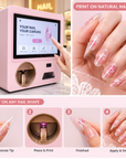 Smart Nail Art Printer with HD Touchscreen, AI Design, Photo Printing & Wi-Fi for Salons