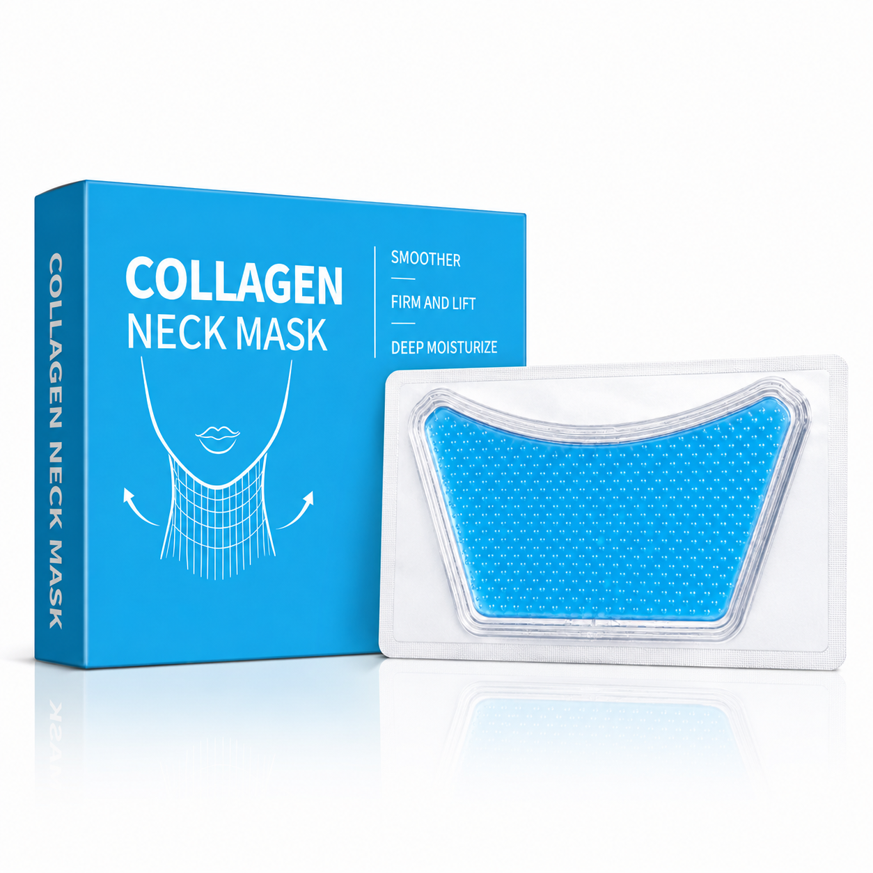 Collagen Hydrogel Neck Mask – 4 Pieces – Hydrating Neck Care