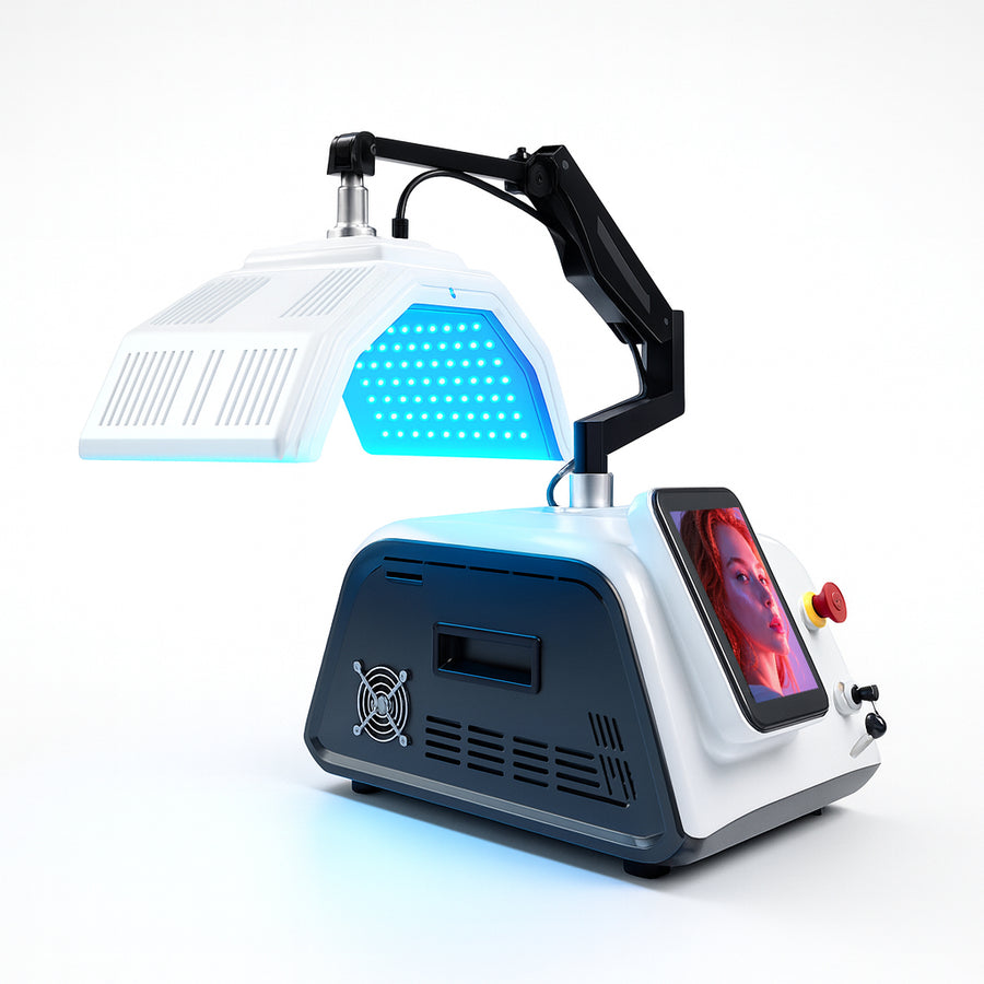 Photodynamic 7 Colors PDT Machine 5 Handles Light Therapy Facial Care With High Power Piranha
