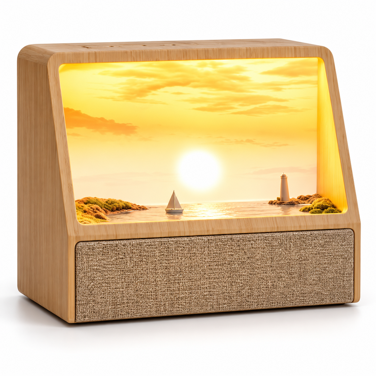 Sunrise Wake-Up Light Alarm Clock with White Noise, Night Light & Digital Clock