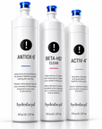 Professional Hydro Dermabrasion Facial Solution Set – ANTIOX-6, BETA-HD CLEAR & ACTIV-4 | 3 × 237 m