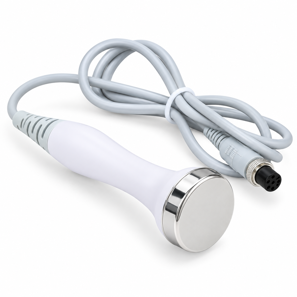 Flat Probe Ultrasonic Replacement Handpiece with Cable for Compatible Facial Machines