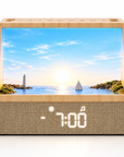 Sunrise Wake-Up Light Alarm Clock with White Noise, Night Light & Digital Clock