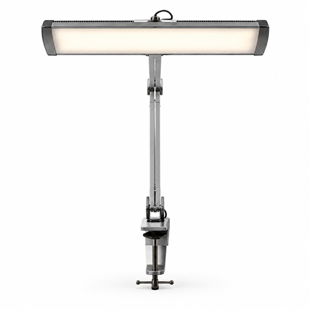 Professional 45W Dimmable LED Beauty Salon Task Lamp – Touch Control, 6000K Daylight & Adjustable Clamp Arm