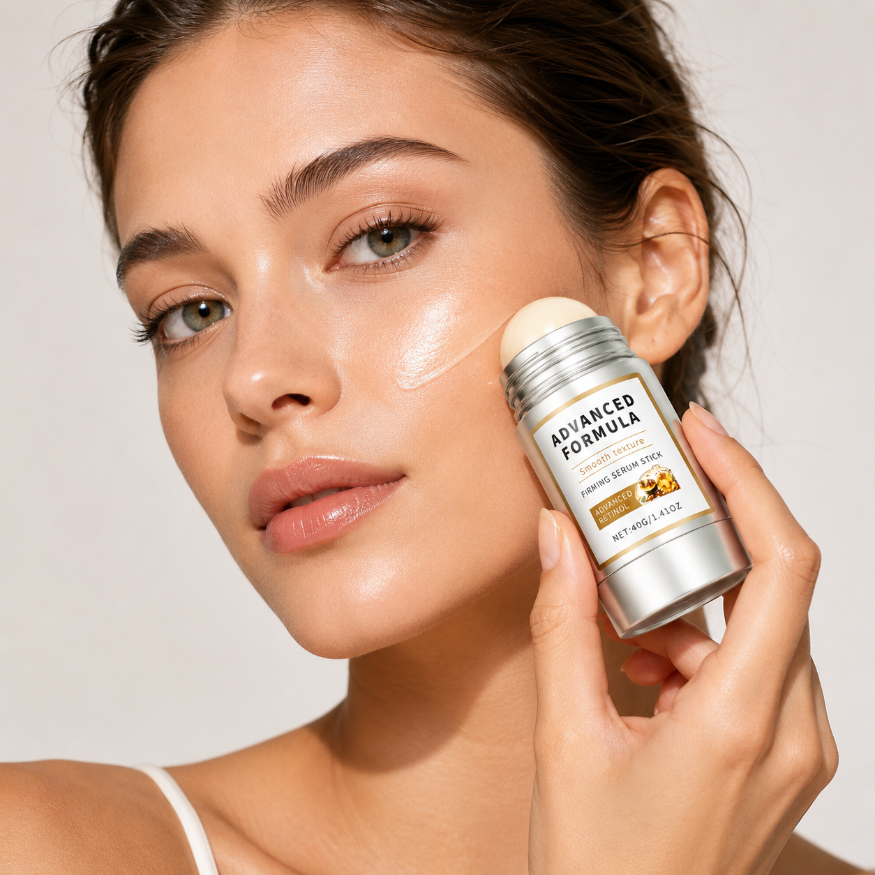 Retinol & Hyaluronic Acid Serum Stick – Hydrating Skincare Balm for Daily Facial Care