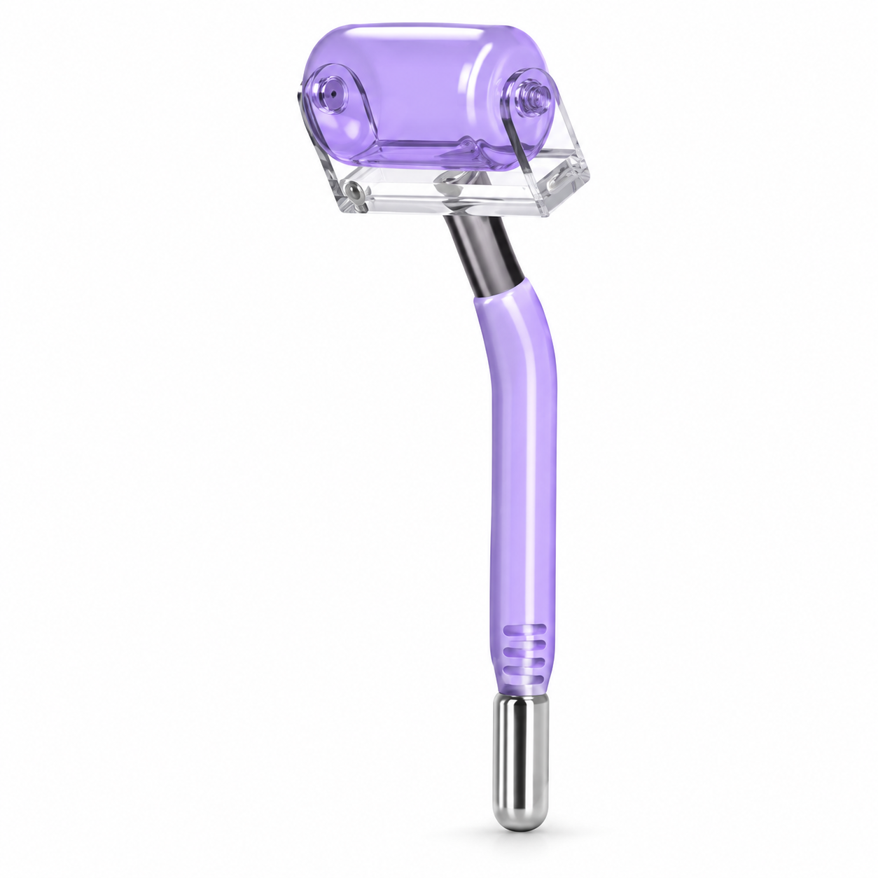 High Frequency Facial Roller Replacement Electrode – Purple Glass Handpiece