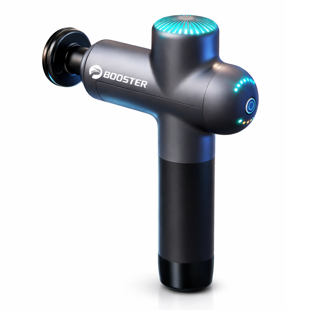 Booster Percussion Massage Gun – Electric Muscle Massager for Recovery & Relaxation