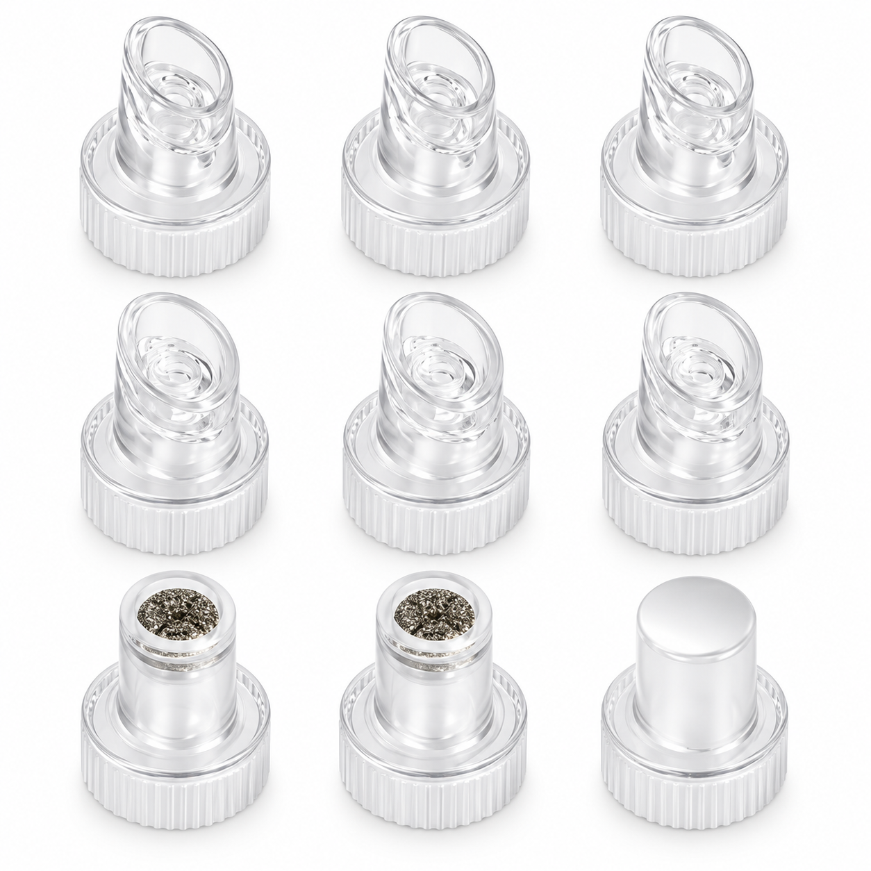 45-Piece Hydro Dermabrasion Replacement Tip Set – 5 Complete Sets