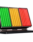 LED Light Therapy Panel for Facial Skin Care – Desktop Photon Beauty Device with Red, Yellow & Green Light