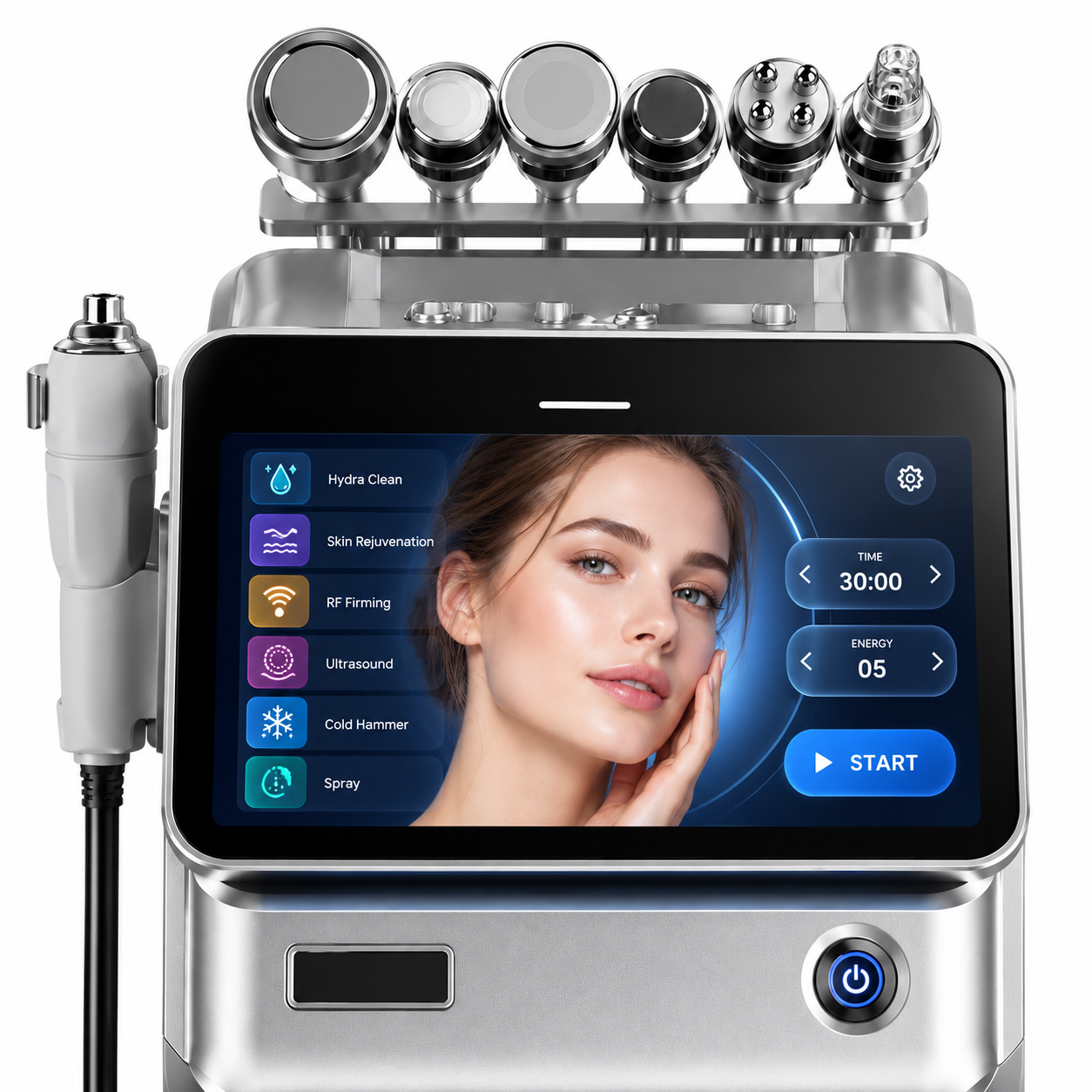 Hydro Dermabrasion Facial Machine with 2MP Skin Analyzer