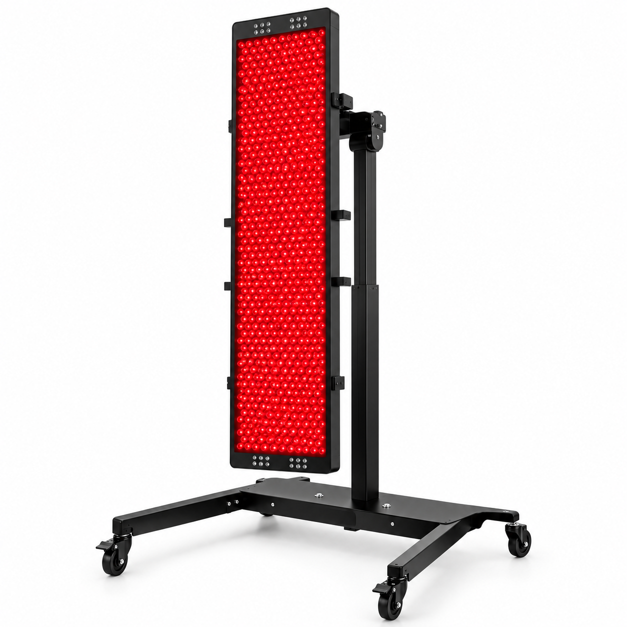 Professional Electric Red Light  Panel Stand – Motorized Height Adjustment, 360° Rotation & 4-Panel Mount