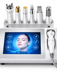 6-in-1 Facial Beauty Machine – Touchscreen RF, HIFU, SONO Clean & Cryo-Ion Skin Care System