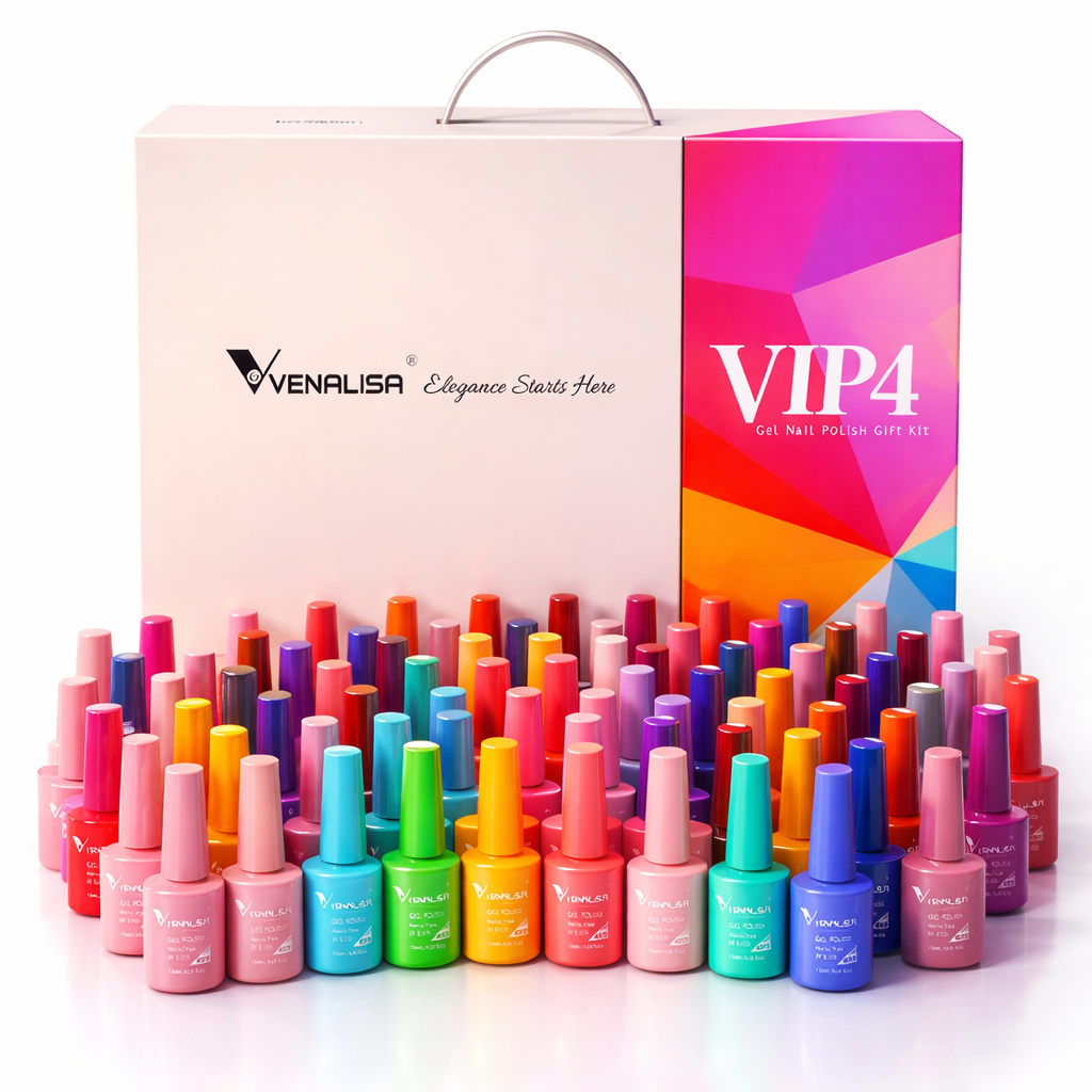 Color VIP4 Gel Polish Kit – HEMA & TPO Free Nail Art Gel Set 60 Colors