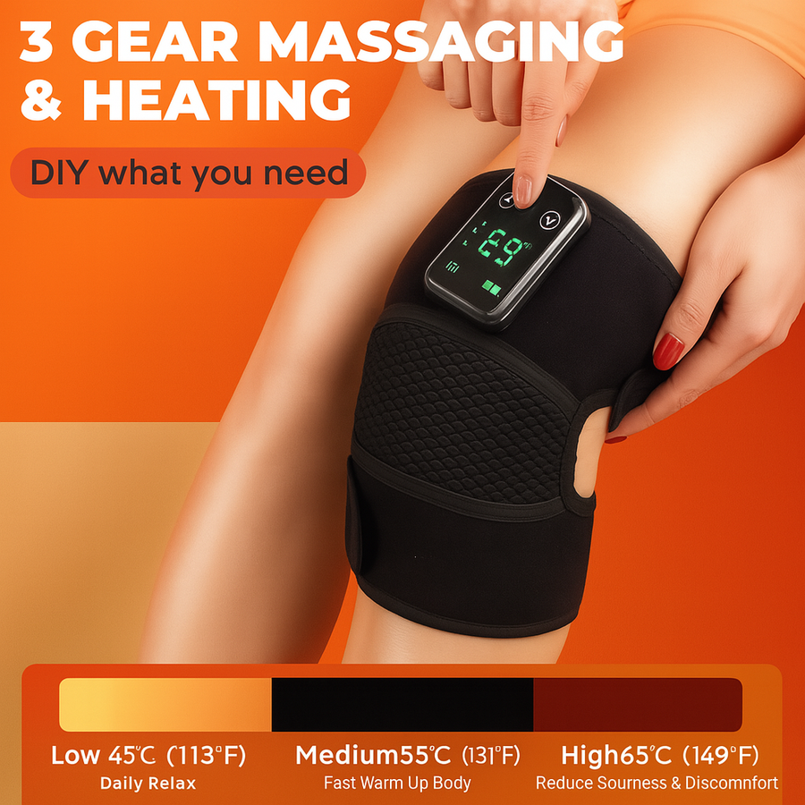 Theia Heating Knee Pads Vibration Massager Support Brace