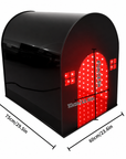 THEIA VetRed Pro Pet Red Light Therapy Cage – 1638 LEDs, 660nm/850nm Veterinary Recovery Chamber for Cats & Small Pets