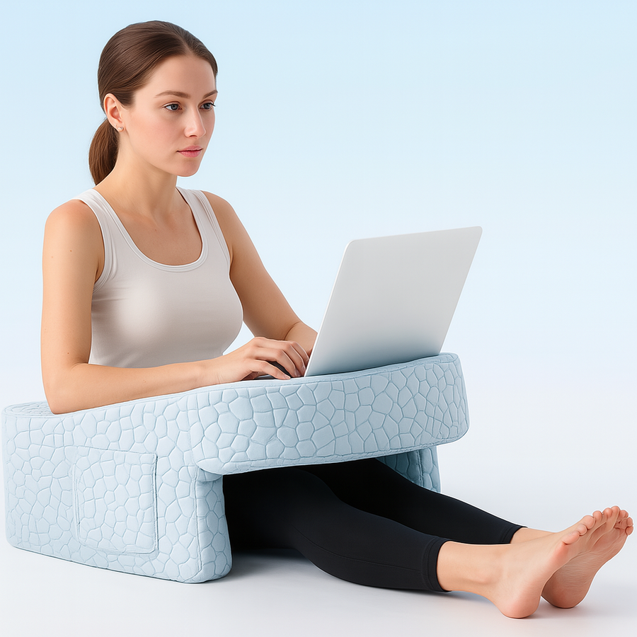 UltraComfort Memory Foam Bed Reading Pillow – Ergonomic Arm Support for Gaming, Relaxation, and Work