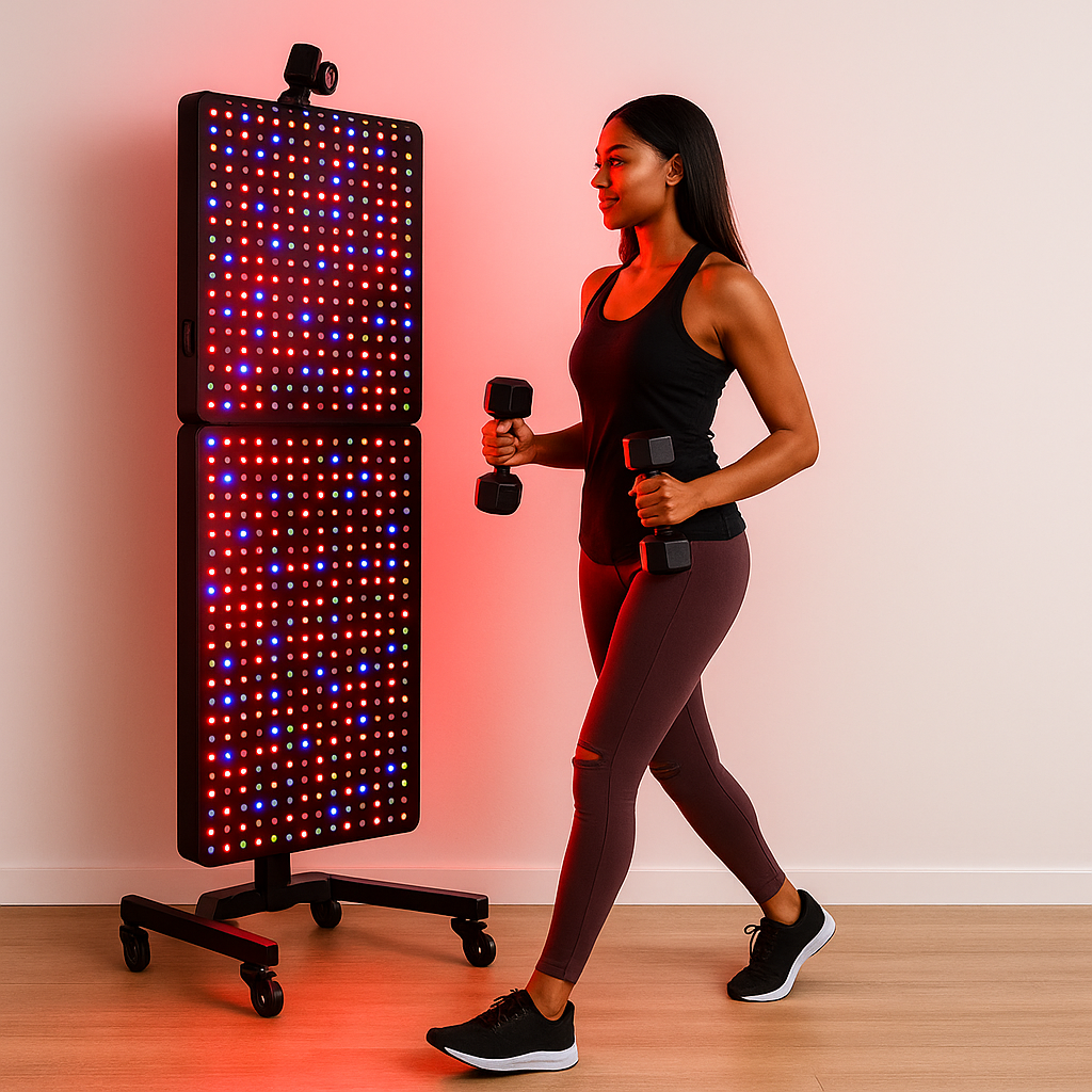 Theia LuxWavePro 7: The Biggest High Irradiance Full Body Red Light Therapy Panel for Optimal Fitness and Wellness