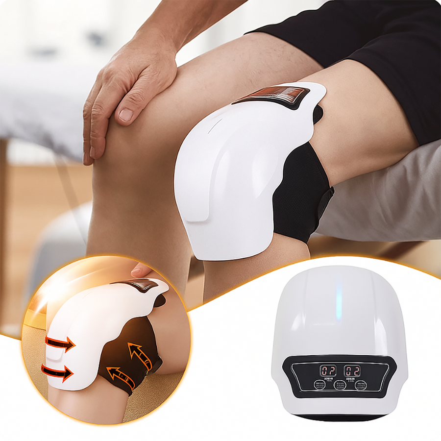 Theia KneeRelief Pro: Advanced 3-in-1 Knee Massager for Fast Pain Relief & Recovery