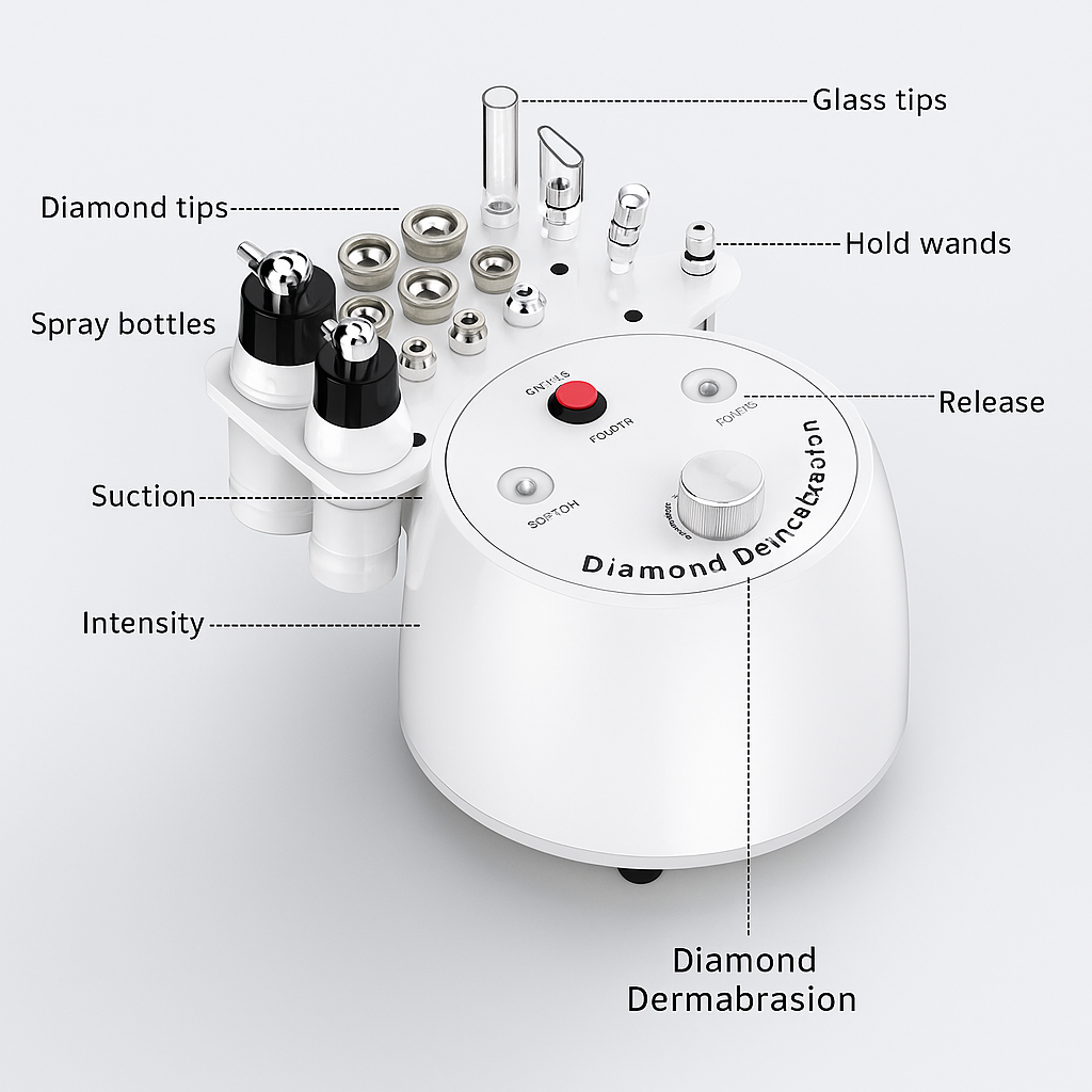 Theia 3 in 1 Diamond Microdermabrasion Machine
