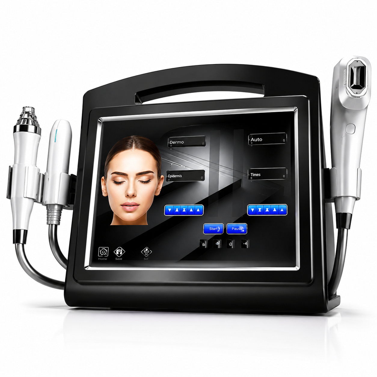 5D HIFU Ultrasound Machine 12-Line Professional System with 8 Cartridges