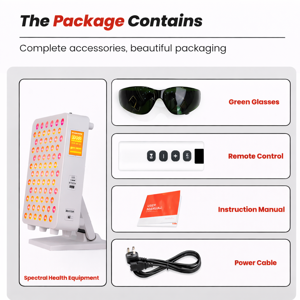 THEIA 9-Wave Pro Smart Red & Near-Infrared LED Light Panel – Full-Body Light Device