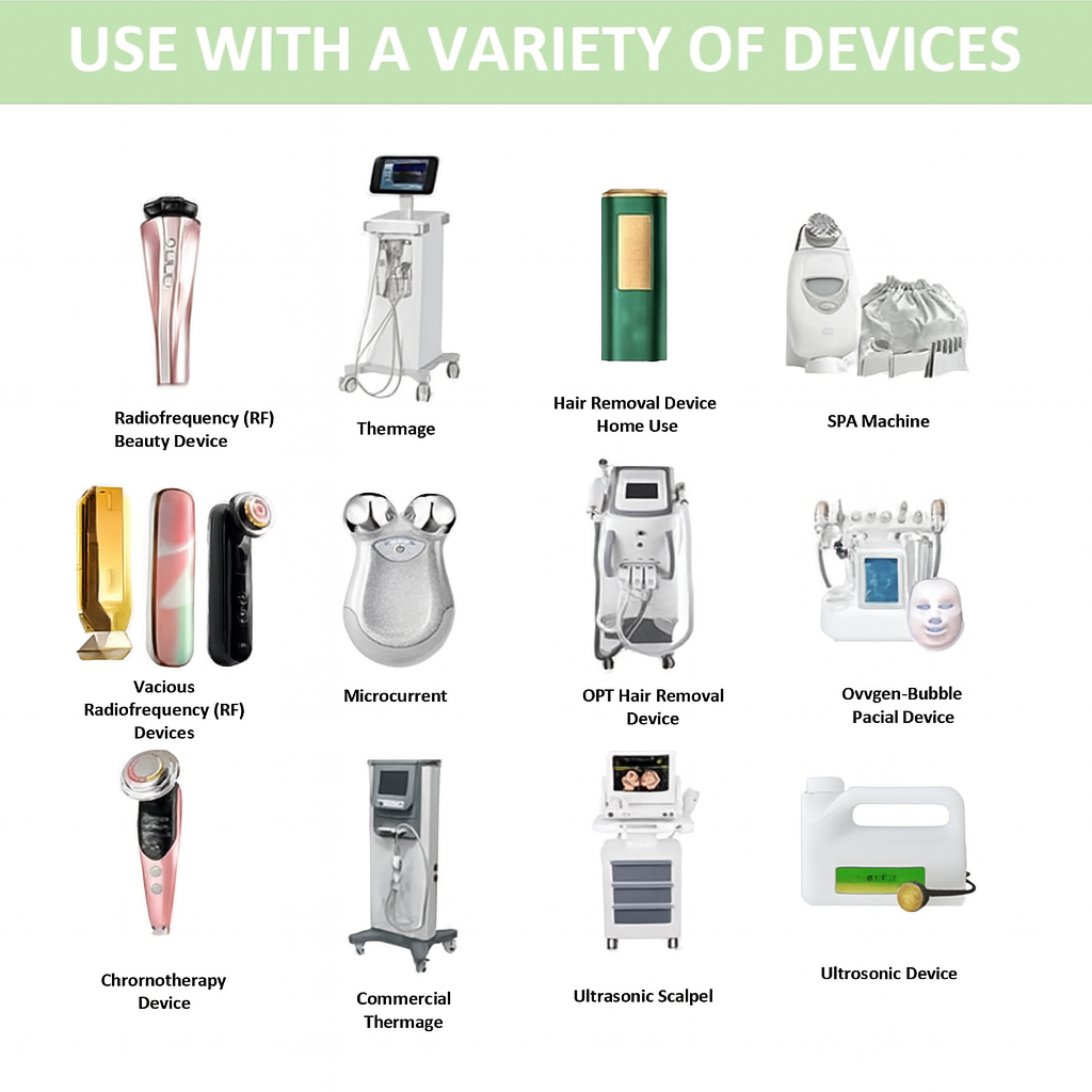 2.5L Clear Contact Gel for Radiofrequency & Cavitation – Ultrasound Conductor Gel for Face & Body Treatments