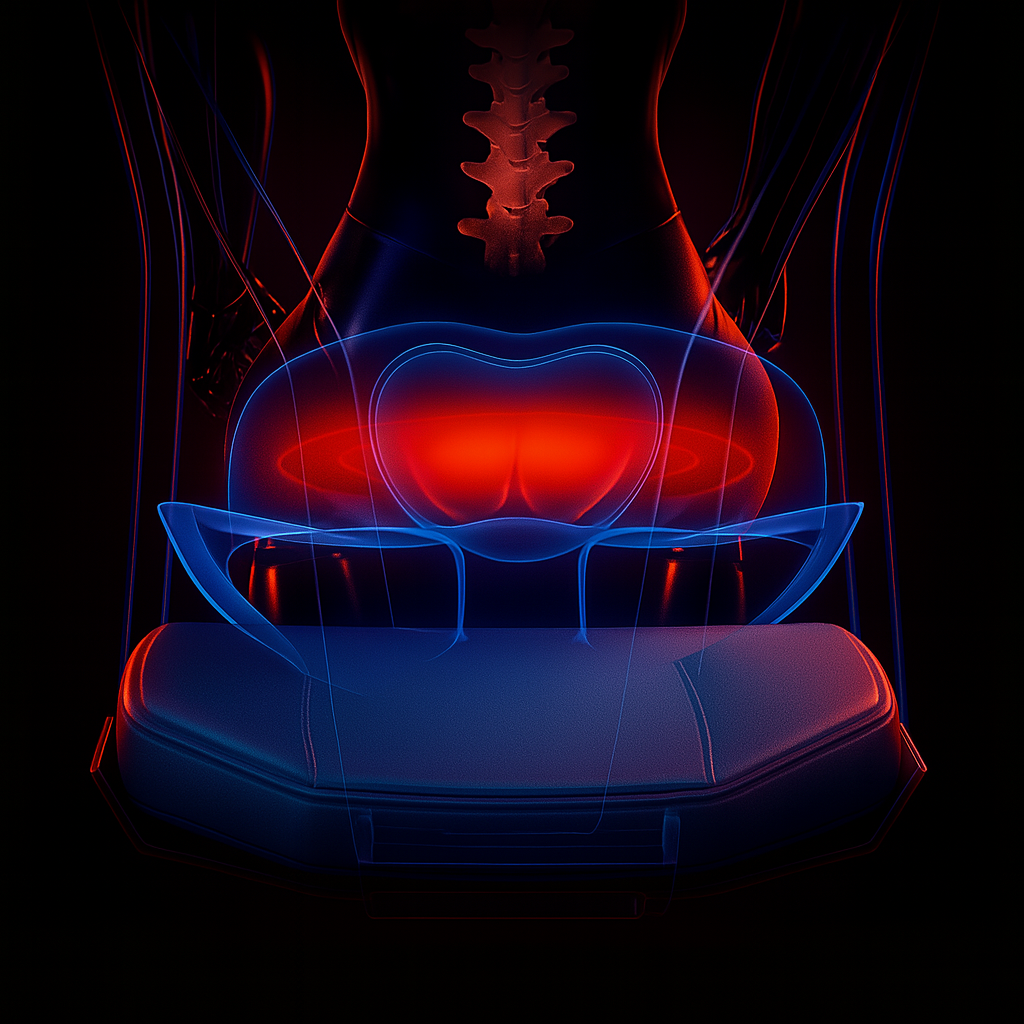 Orthopedic Memory Foam Seat Cushion for Comfortable Sitting