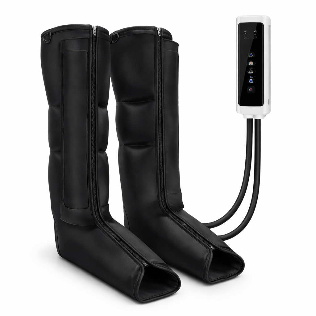 Professional Airwave Compression Leg Massager with Cotton Sleeve – For Post-Workout Relaxation