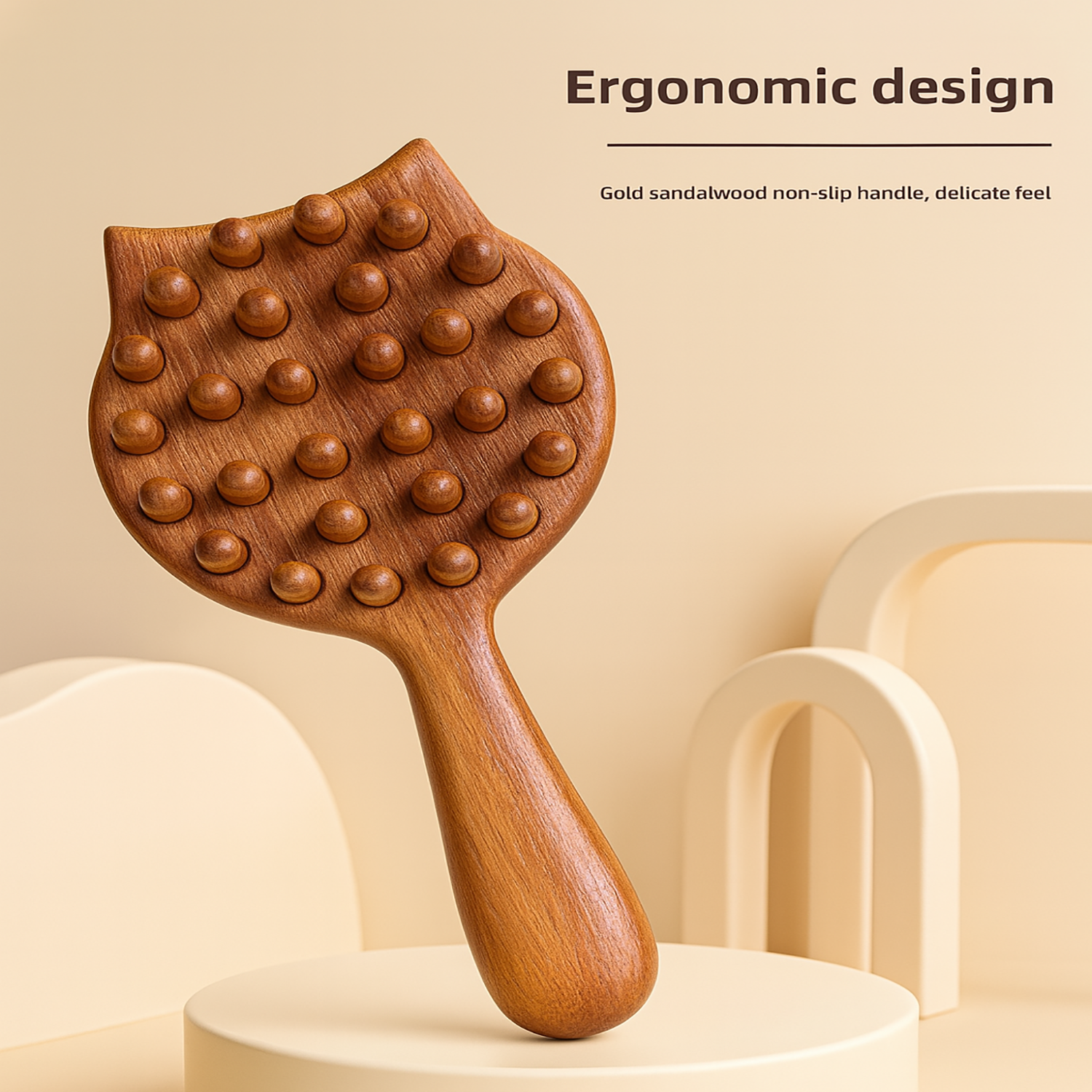 Theia Prestige Sandalwood Guasha Comb