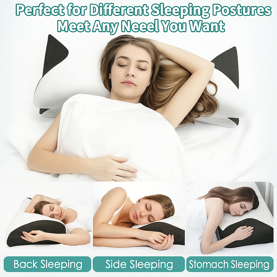 THEIA Ultimate Sleep Pro – Ergonomic Memory Foam Pillow for Neck & Spine Alignment
