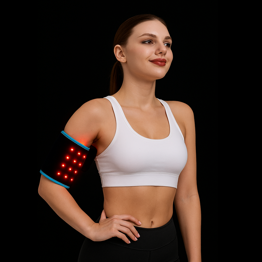 Theia Advanced Red Light Therapy Belt - 660nm:850nm Red+Infrared LED, 105pcs 5050 SMD LED - Pain Relief, Fat Reduction, Body Contouring