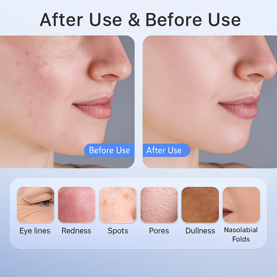 Professional Ultra-light  LED Facial Mask – Red Light & Near-Infrared Skin Therapy