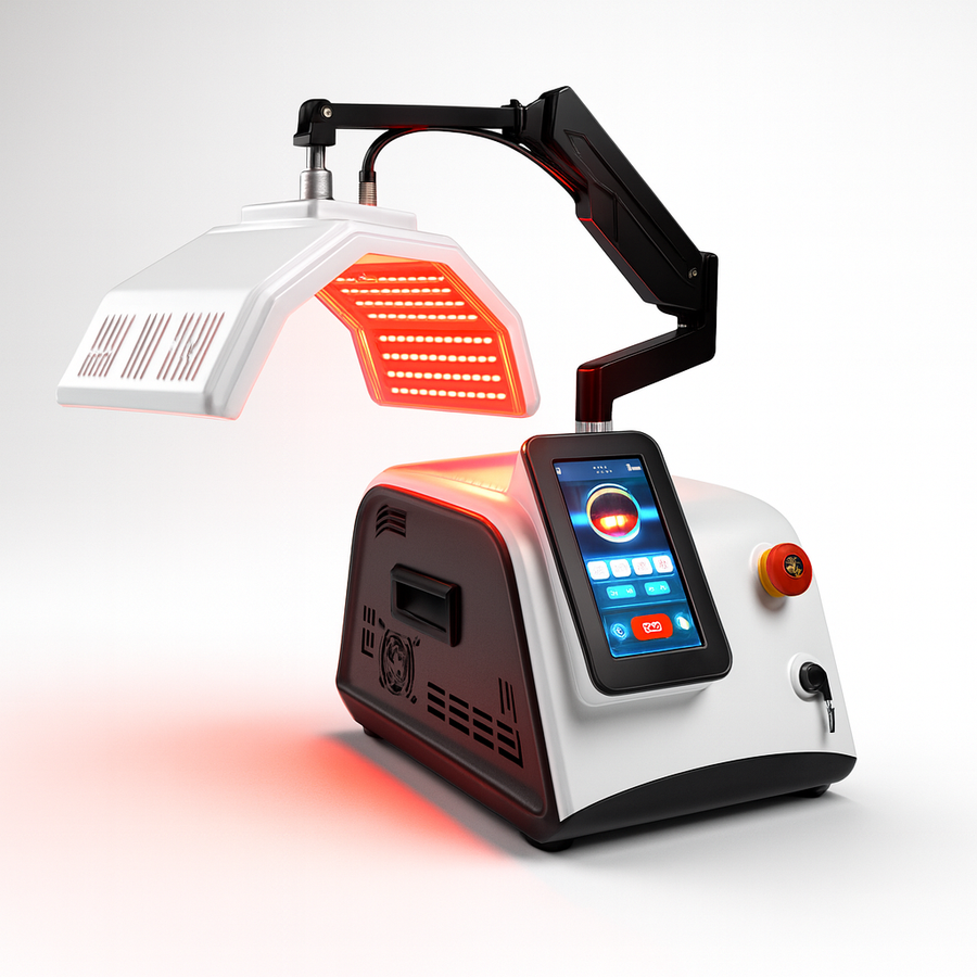 Photodynamic 7 Colors PDT Machine 5 Handles Light Therapy Facial Care With High Power Piranha