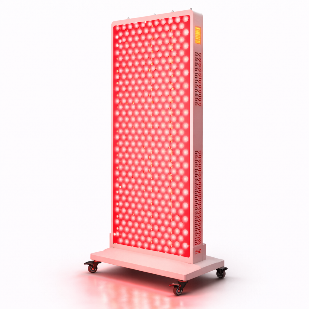 Red Light Therapy Panel – 432 LEDs, Touch Screen, 8 Wavelengths
