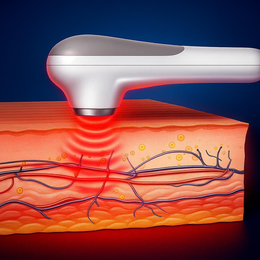 Ultrasonic Therapy Machine for Home Wellness | Adjustable Dual-Frequency Device for Muscle Relaxation & Everyday Comfort
