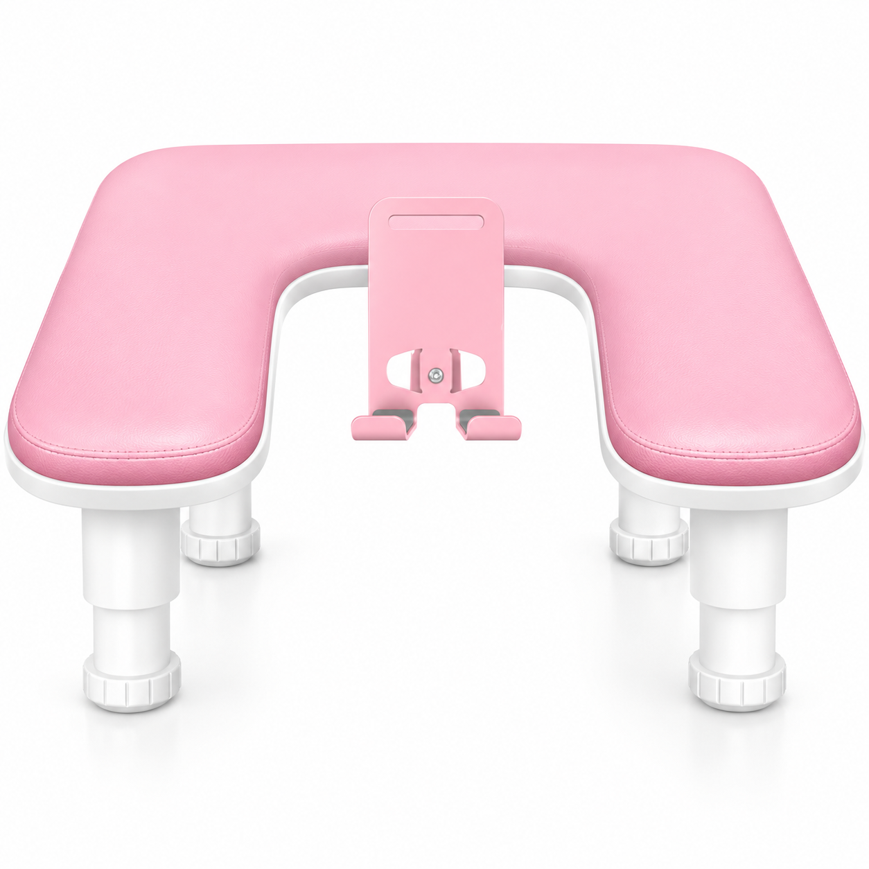 Adjustable U-Shaped Nail Arm Rest – Professional Manicure Hand Rest with Phone Holder