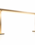 Extra-Long Professional LED Nail Salon Table Lamp – Gold, Adjustable Brightness & Color Temperature