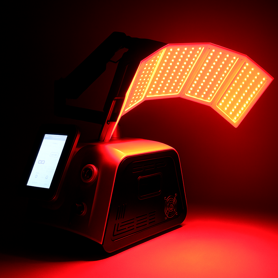 Photodynamic 7 Colors With High Power Piranha LEDS PDT Machine 5 Handles Light Therapy Facial Care