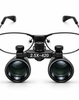 Professional 2.5X Dental Binocular Loupes – 420mm Flip-Up Magnifying Glasses