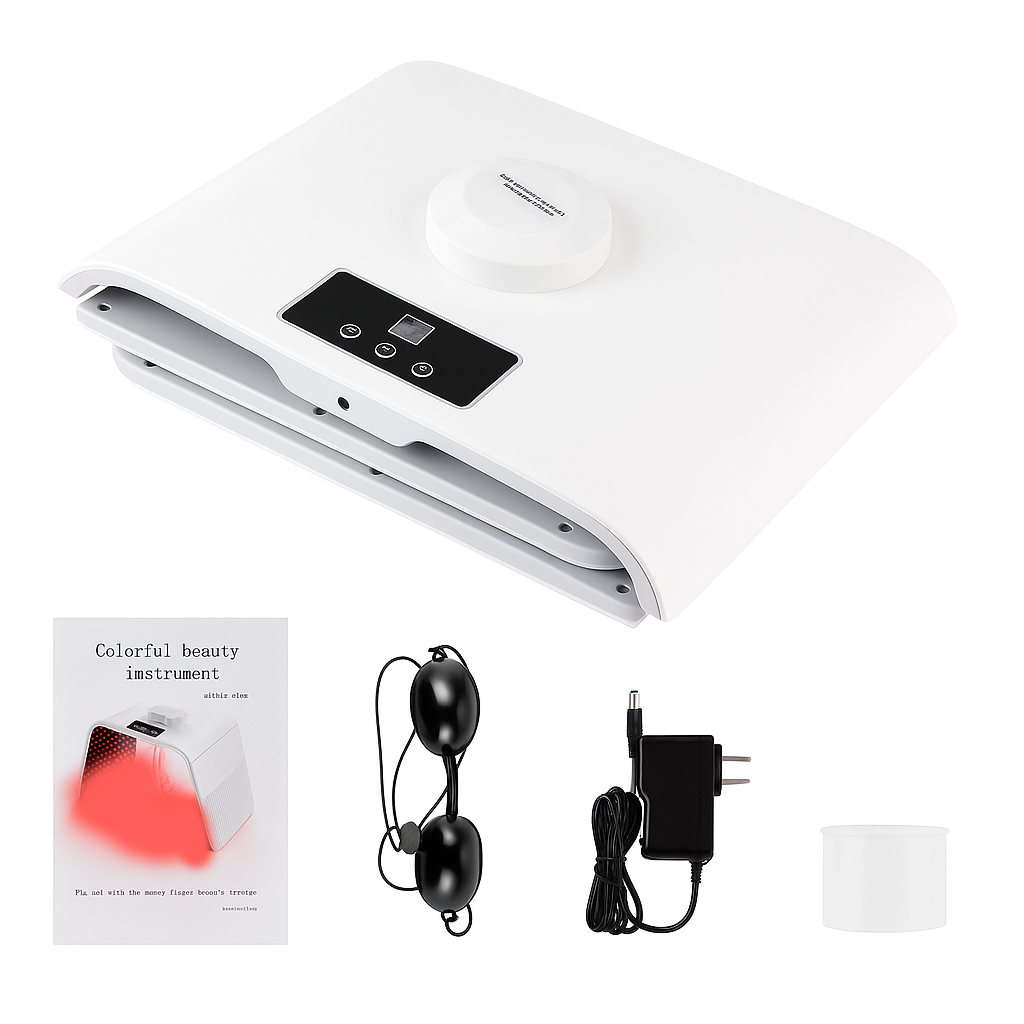 Theia Glow Omega Pro – 7-Color LED Light Therapy PDT Device for Skin Rejuvenation & Anti-Aging