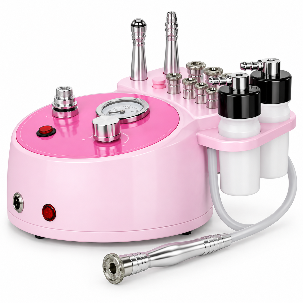 2-in-1 Diamond Microdermabrasion Machine with Vacuum, Spray Function & 9 Diamond Heads