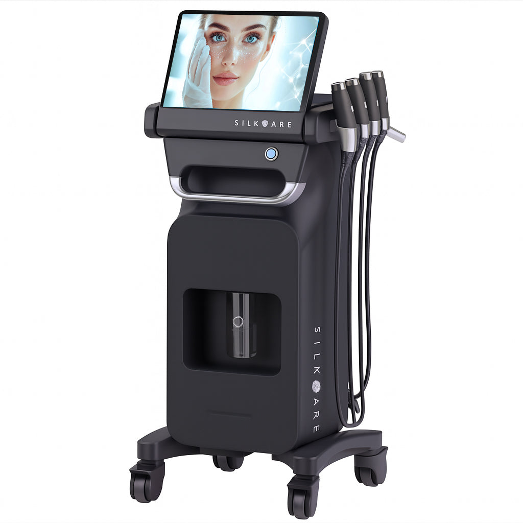 Theia UltraSilk+ 4-in-1 Professional Facial System – Hydra Peeling, Oxygen Jet, DPT Infusion & Plasma Care