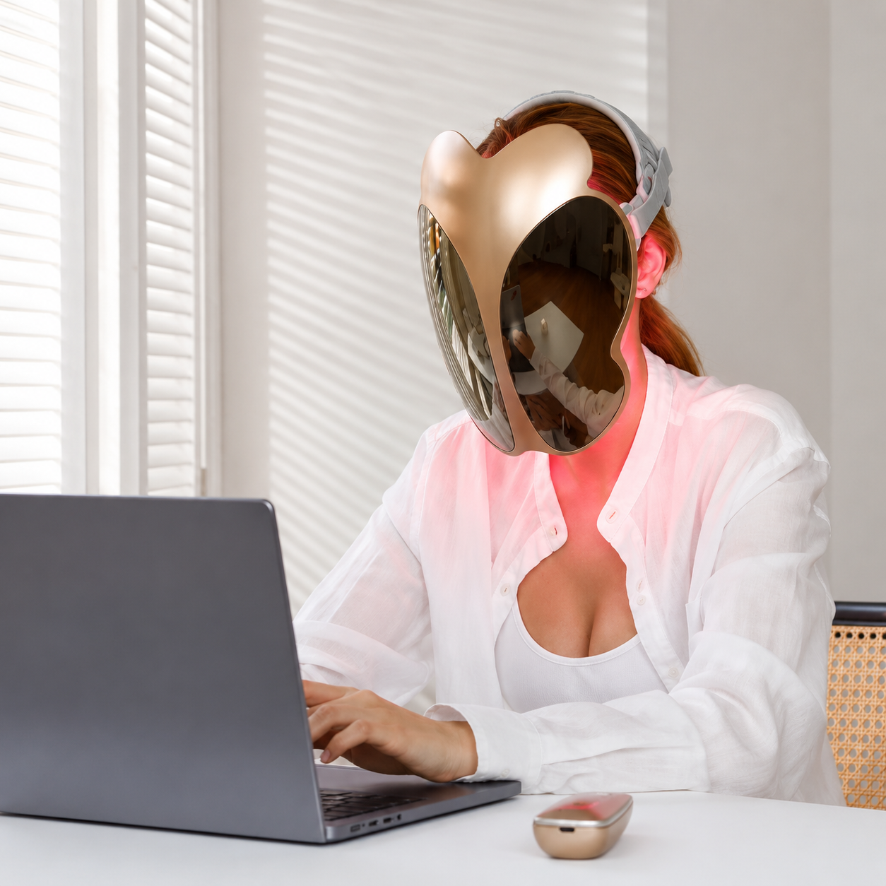 Elite 5-Wavelength LED Light Therapy Face Mask Pro