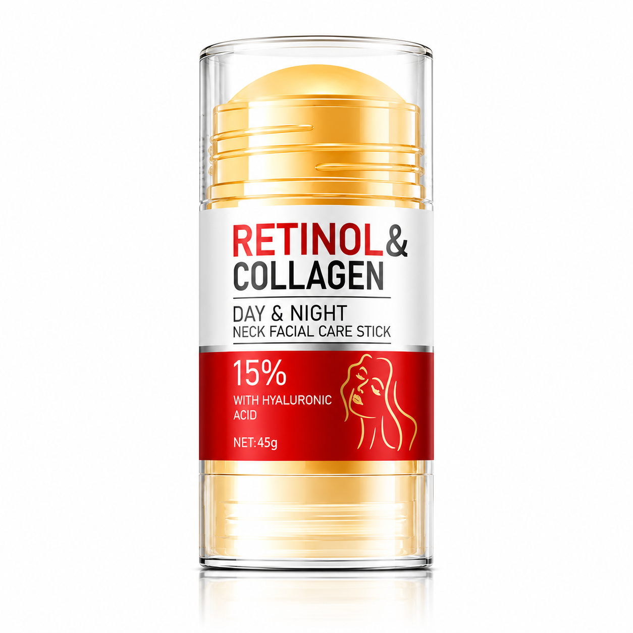Retinol Collagen Complex Stick Set (3 Pieces) – Hydrating Skincare Bundle with Hyaluronic Acid