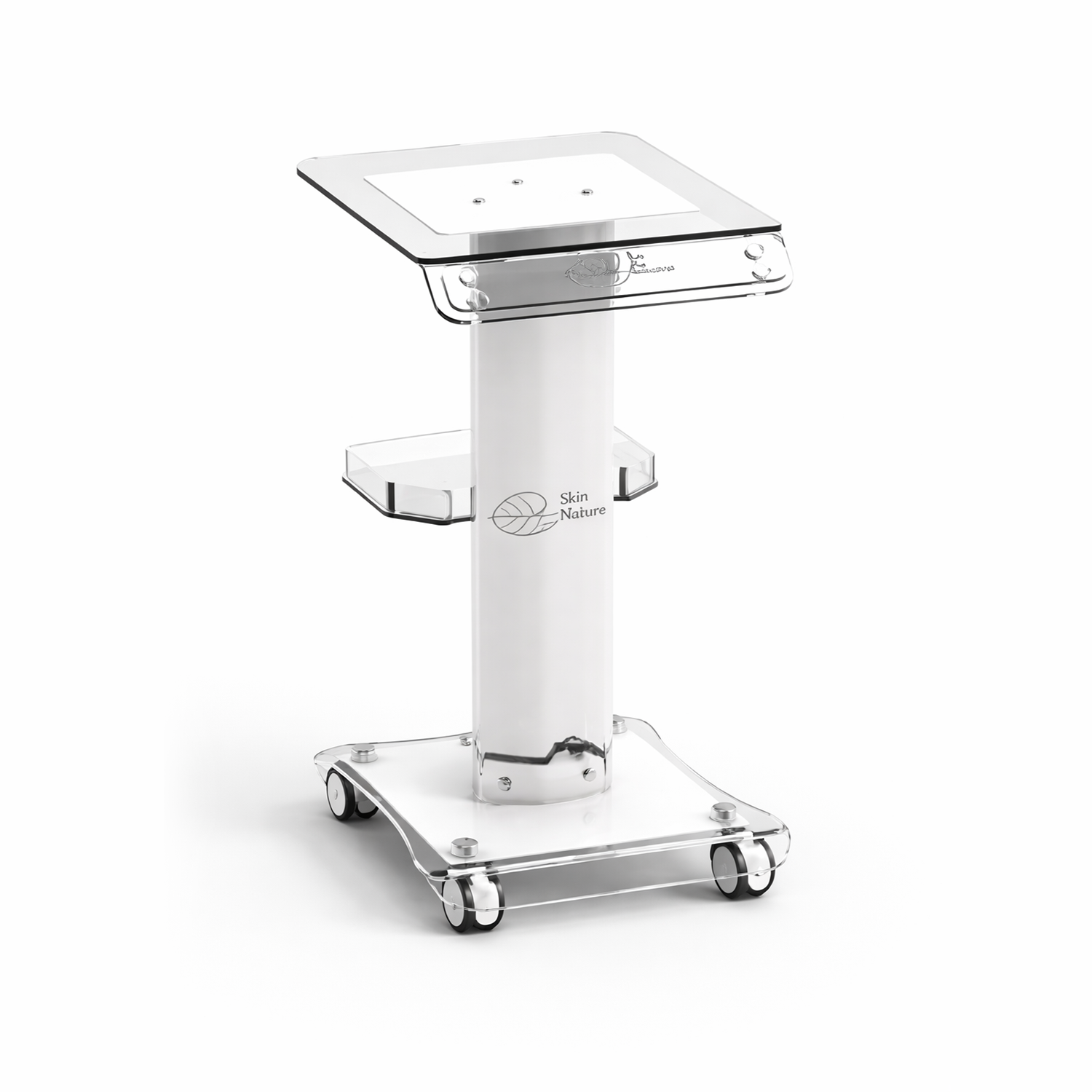 Beauty Spa Facial Salon Trolley Cart – Adjustable Professional Skincare Equipment with Wheels