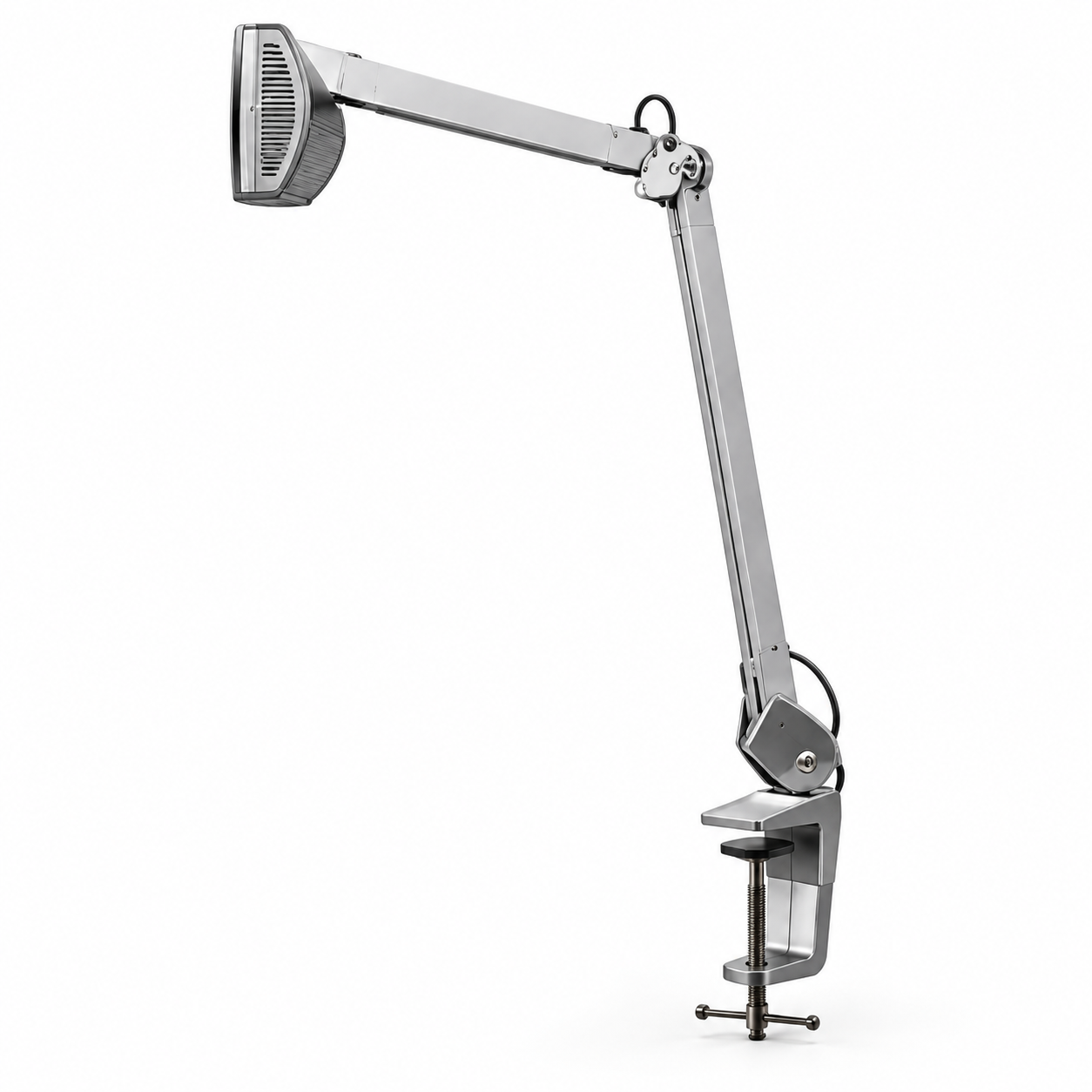 Professional 45W Dimmable LED Beauty Salon Task Lamp – Touch Control, 6000K Daylight & Adjustable Clamp Arm