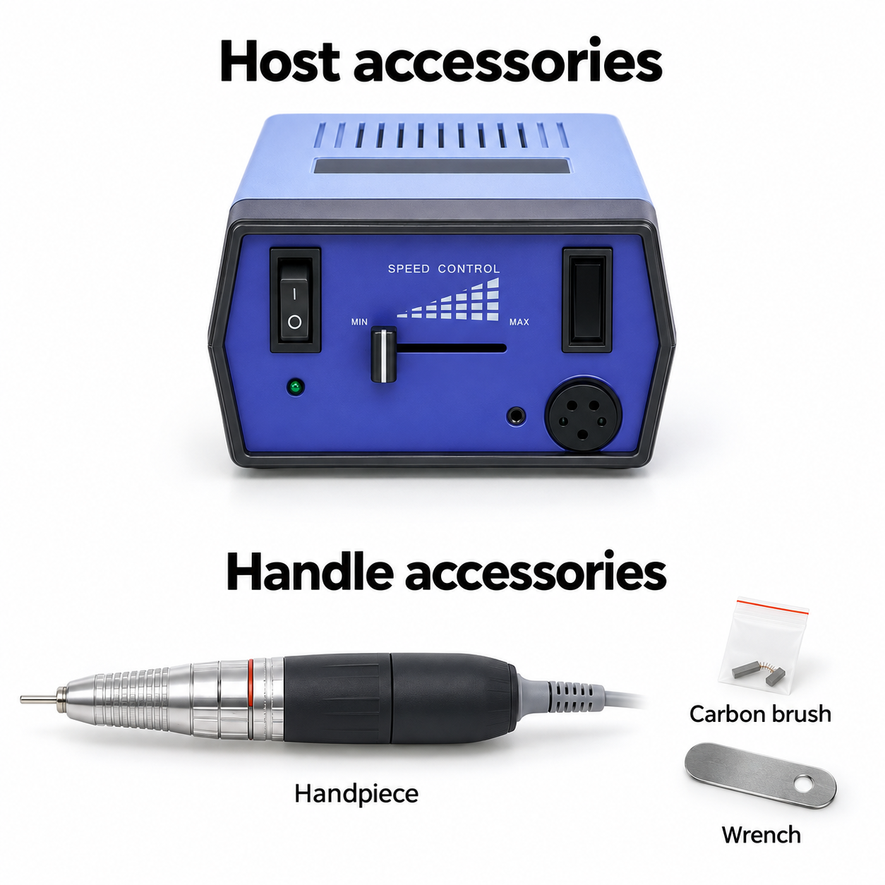 UP200 Nail Drill Machine 25,000 RPM Electric E-File for Manicure & Pedicure