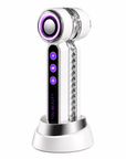 3-in-1 EMS Microcurrent Facial Massager with Heat & Vibration for Skin Firming & Facial Care