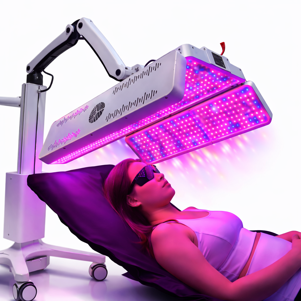 Professional LED Red Light Device – Flexible Multi-Panel Photon Light System for Face & Body | Beauty Equipment for Home & Studio Use
